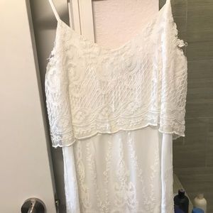 Dolce vita white lace dress